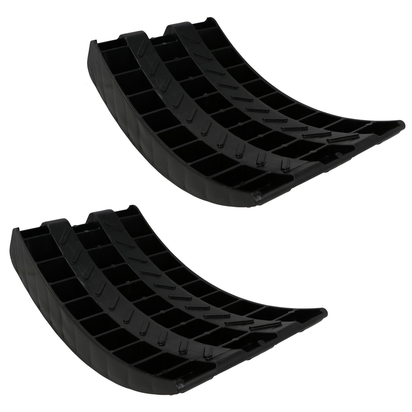 Pair Motorhome Caravan Round Wheel Level Ramp Leveller Tyre Saver Wheel 5T
