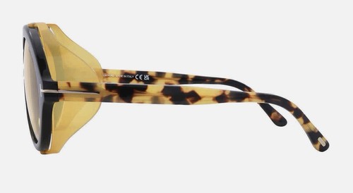 Tom Ford Neughman Amber Pilot Unisex Sunglasses FT0882 01E 60 FT0882 01E 60 - Picture 16 of 17