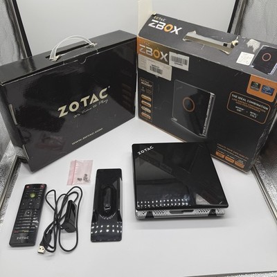 Zotac ZBOX SD-ID12 Mini PC Intel Celeron CPU Nvidia Ion GPU No HDD Untested