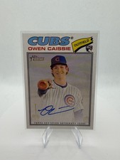 2026 Topps Heritage #ROA-OC Owen Caissie Real One Auto RC