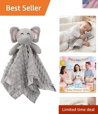 Elephant Security Blanket, Soft Lovey Unisex Lovie Baby Gifts for Boys and Gi...