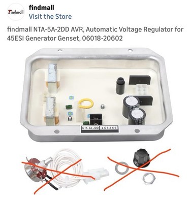 findmall NTA-5A-2DD AVR, Automatic Voltage Regulator for 45ESI Generator Genset,