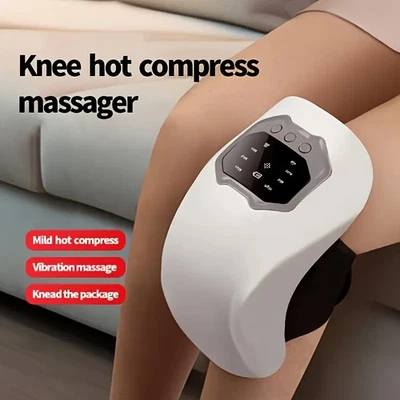 HAILICARE Electric Knee Massager Infrared Heating Vibration Massage for Joint Pain Relief