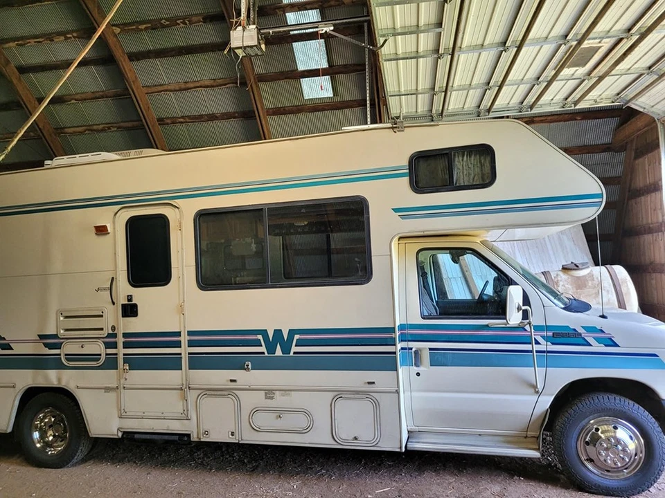 Ford E350 E450 Van RV 16" Dual Wheel Simulators Hub Caps Dually Rim Skins Covers Foto 3 de 4