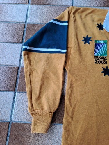 Vintage Australia Wallabies Jersey Rugby Union World Cup 2003 Medium - Picture 7 of 17