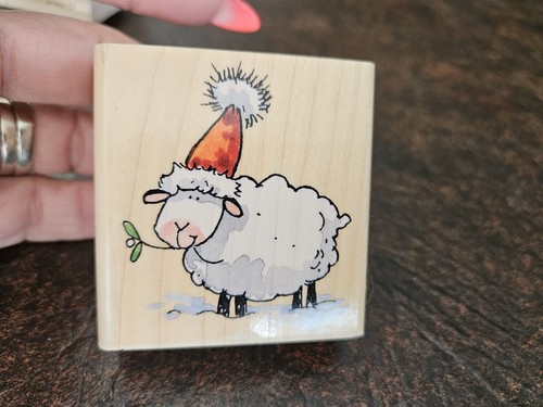 4 Penny Black Wood Mount Rubber Stamps Sheep Lamb Vintage New Lot - Picture 14 of 17
