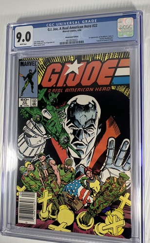 GI Joe A Real American Hero #22 CGC 9.0 Duke Roadblock Newsstand Marvel 1984 WP - Picture 6 of 7