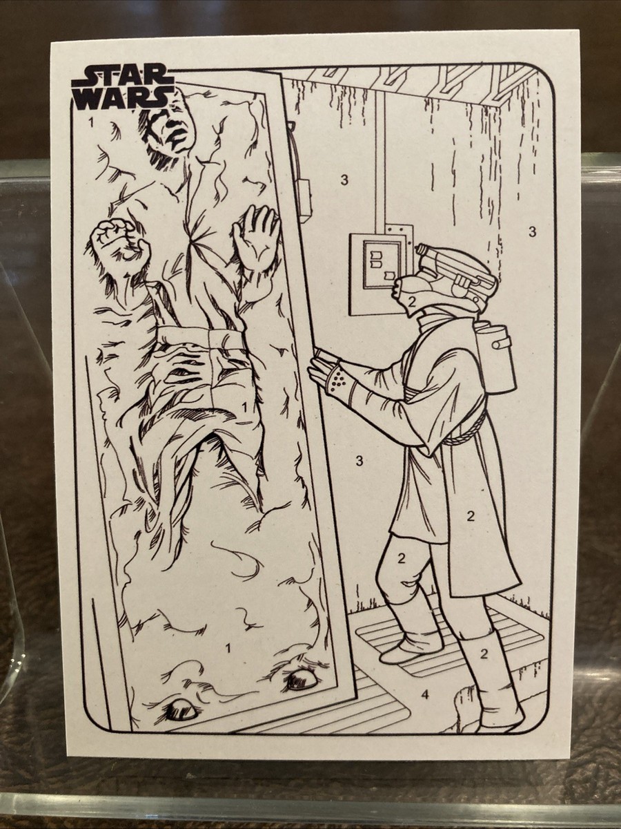 2025 Topps Chrome Star Wars By The Number Han Solo In