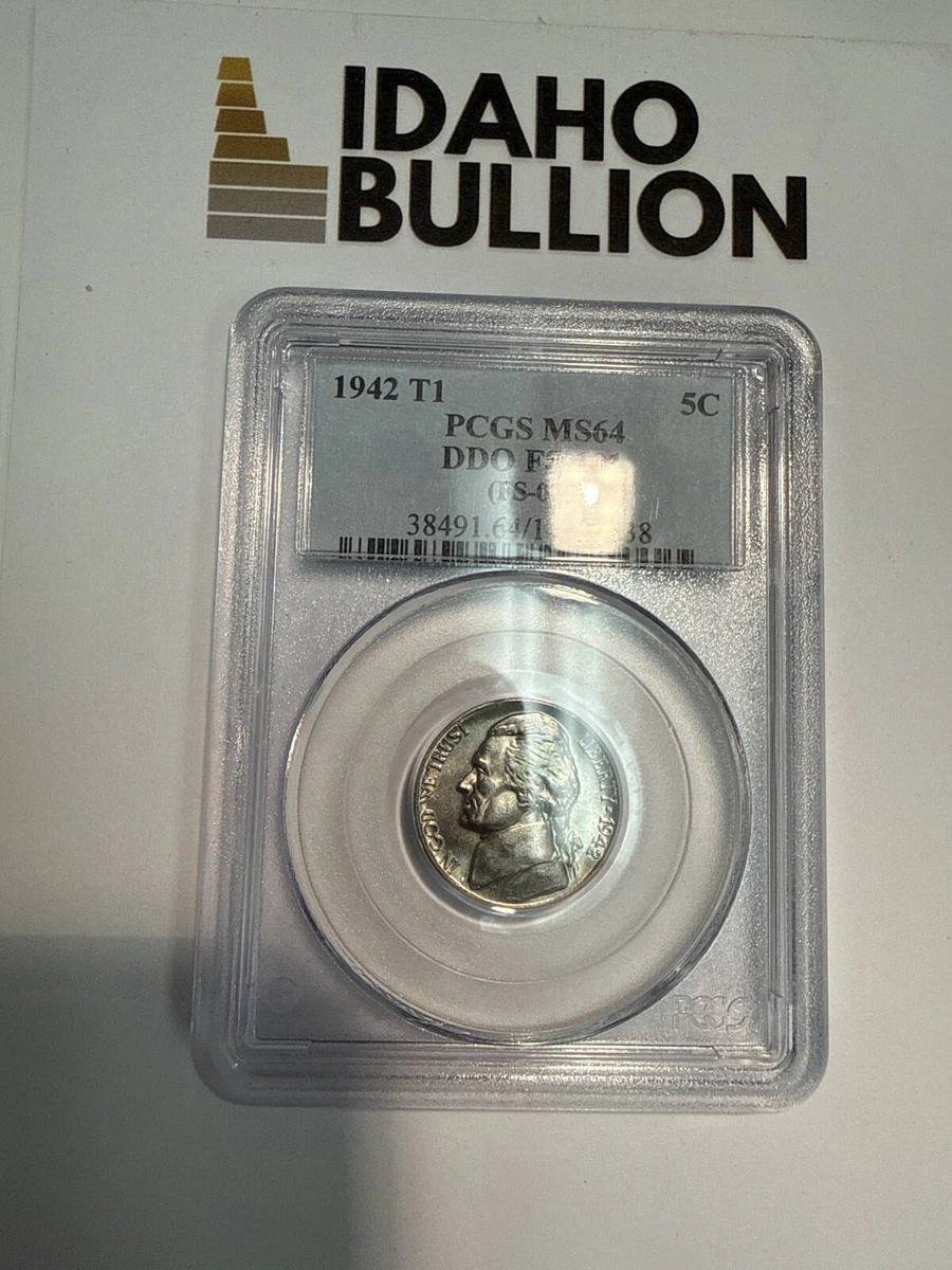 MS 64 Graded 1942 Year US Jefferson Nickels (1938-Now) for sale | eBay