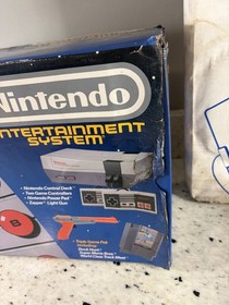 VTG Nintendo NES Power Set System Complete CIB Box Inserts Controller Pad WORKS