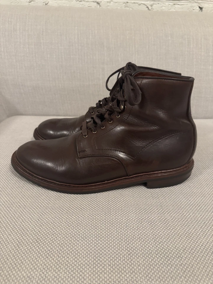 Botas Allen Edmonds Higgins Mill Marrón Cuero Cromexcel Talla 11 3E/EEE  Foto 4 de 4