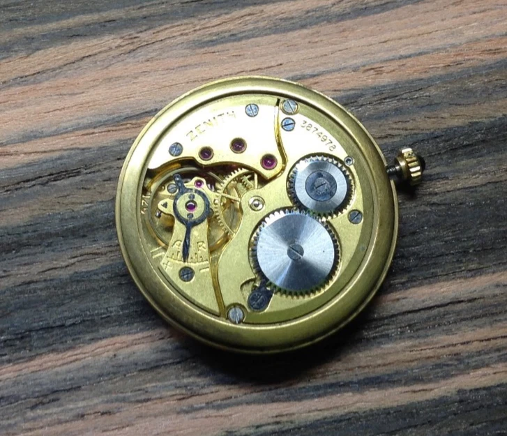 Zenith cal. Movimiento, esfera y manecillas de reloj mecánico 126 - Funciona Foto 3 de 4