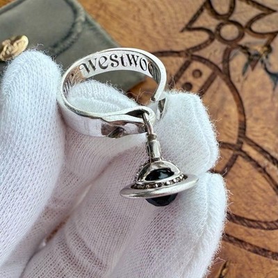 Vivienne Westwood Orb Charm Ring XS Silver | eBay