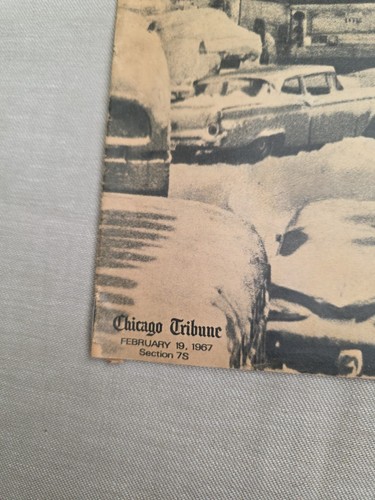 Chicago's 1967 Historical BIG SNOW – Chicago Tribune Magazine Section - Picture 4 of 11