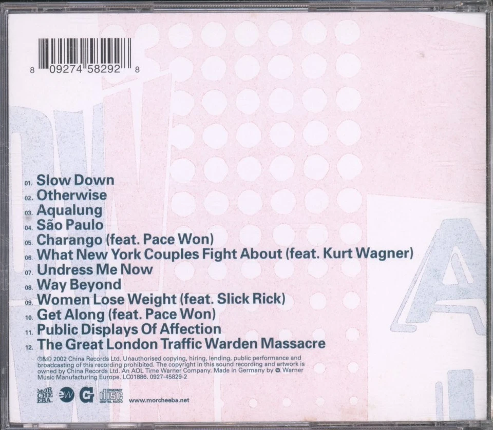 Morcheeba Charango CD UK Eastwest 2002 Mit Faltposter Einlage 0927458292 - Bild 2 von 2