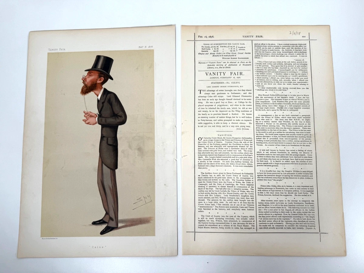 Vanity Fair Spy Prints for sale | eBay