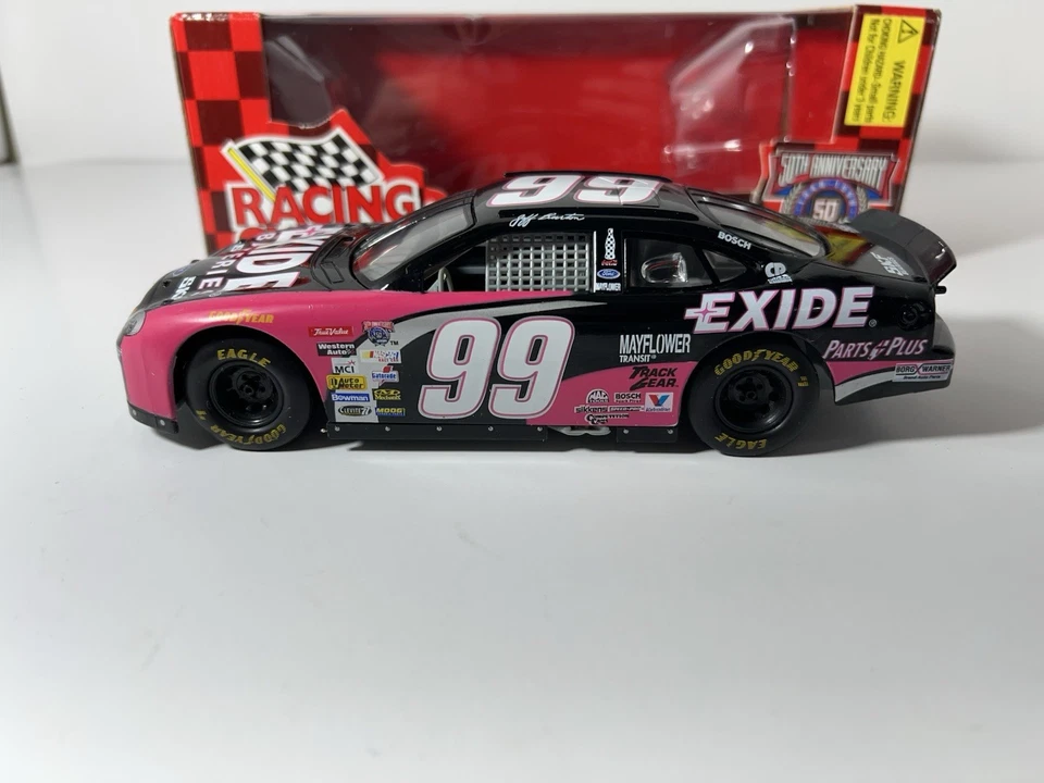 Jeff Burton 1998 Escala 1/24 Diecast NASCAR Stock Car #99 EXIDE Baterías C8 Foto 2 de 4
