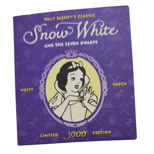 DISNEY VINTAGE SNOW WHITE SEVEN DWARFS WATCH EXCLUSIVE *LIMITED EDITION* 3000 - Picture 3 of 8