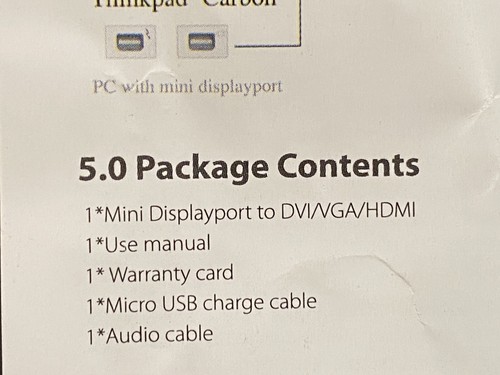 CABLEDECONN Mini Display Port DP auf HDMI DVI VGA Adapter 4 Laptop Desktop 4 in 1 - Bild 15 von 15