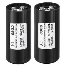 2 Pack Motor Start Capacitor 460-552uF/Mfd 125V 50/60Hz CD60 Run Capacitor Motor