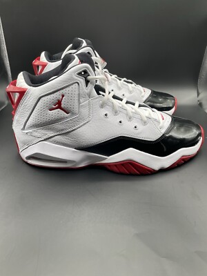 New Nike Jordan  B'Loyal Basketball Shoes Mens Size 12 White Red 315317-160