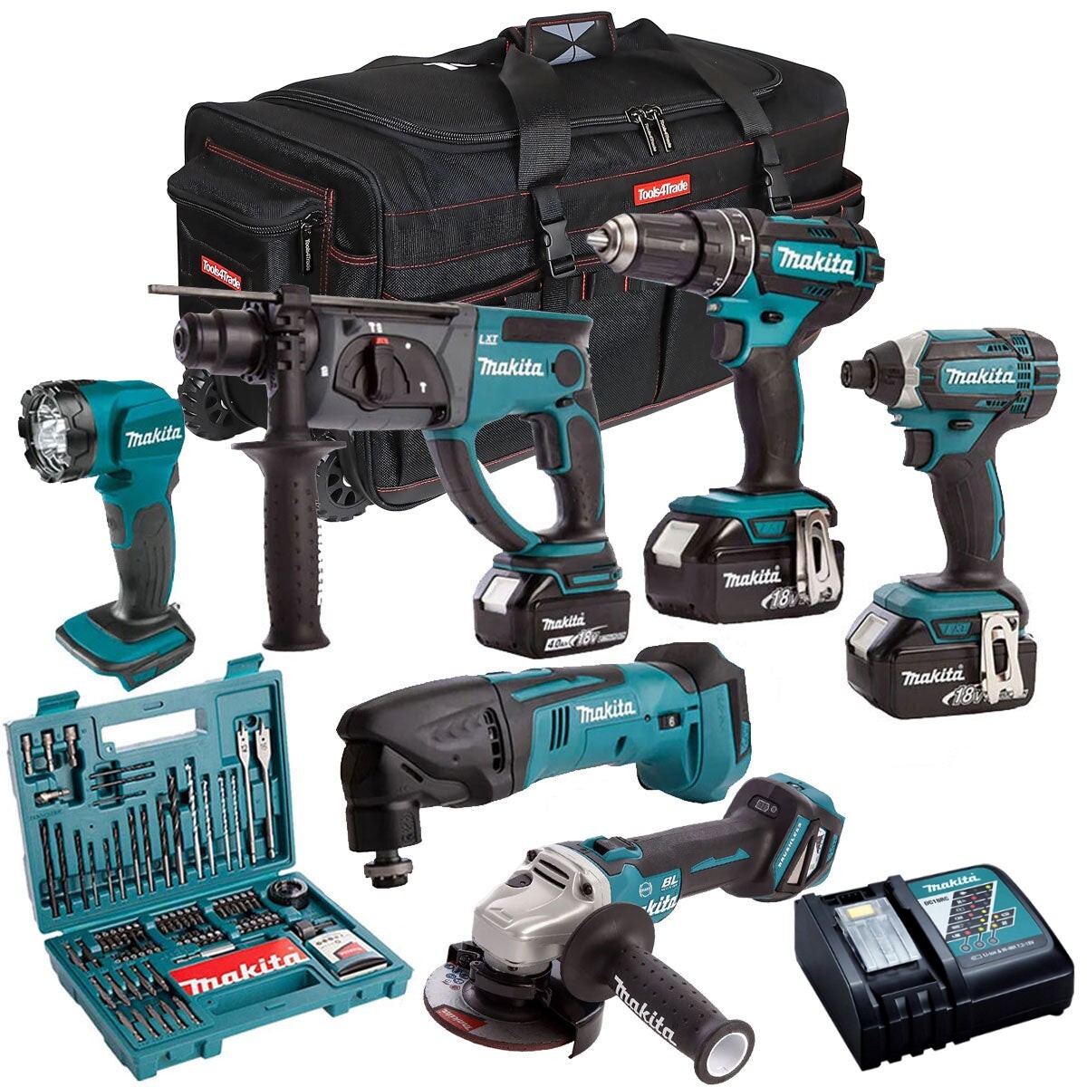18v Cordless Makita 18v New Tools Makita 18V Piece Power Tool Kit