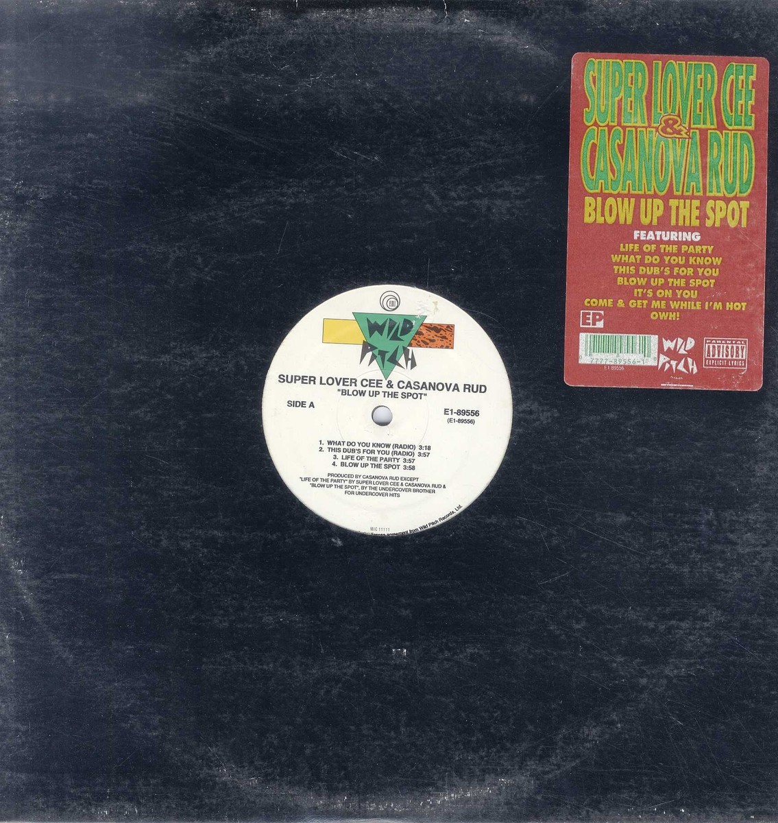Super Lover Cee - Blow Up The Spot EP ② Super Lover Cee & Casanova Rud – Blow Up The Spot – CD (EP