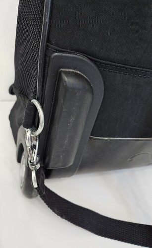Kipling Sausalito Nylon Wheeled Rolling Carry On Backpack Black ! - Picture 9 of 17