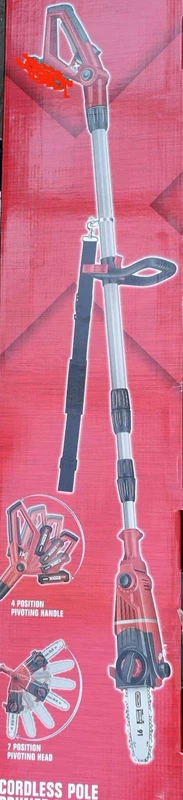 ozito cordless pole pruner