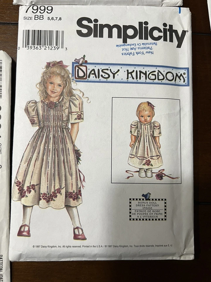 Cool Vintage Pattern Lot (10) UNCUT, Little Vogue, Simplicity, McCalls, Burda - Image 2 of 4