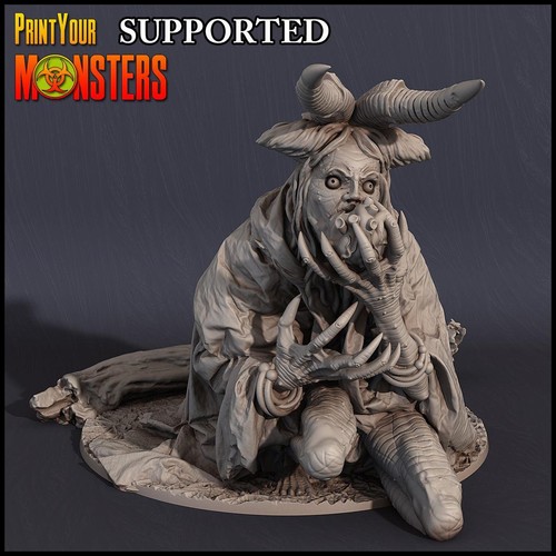3D Printed Print Your Monsters Witches Pack Set 28mm - 32mm D&D Wargaming - Picture 10 of 21