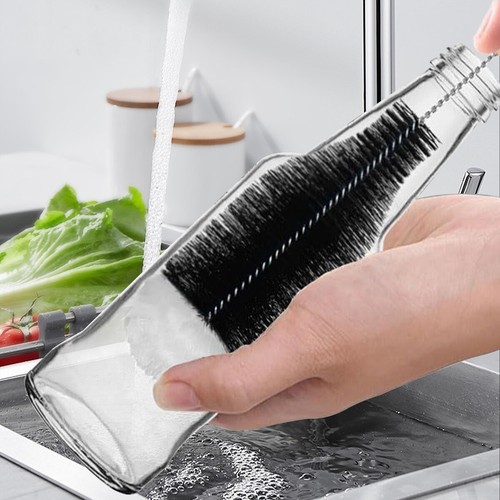 2X Bottle Brush Bottle Cleaner Anti-Scratch Glass Bottle Brush for Soda Stream - Picture 6 of 9