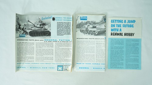 Renwal Bauplan Modelle General Patton II Panzer mit Figuren Artikel M556:198 NEU W20 - Bild 6 von 7