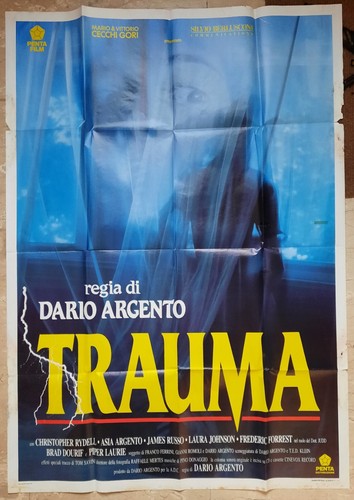 4 manifesti 2F 100 x 140 PHENOMENA=TENEBRE=TRAUMA=IL FANTASMA DELL'OPERA Argento - Foto 3 di 4