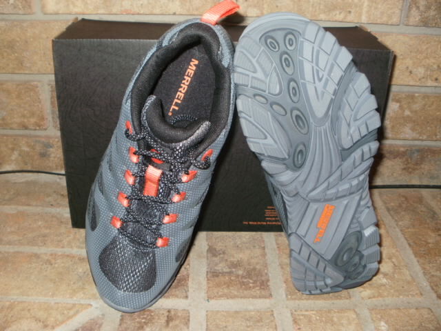 SCARPA DA TRAIL RUNNING MERRELL MOAB EDGE 2 J706113 MONUMENTO GRIGIO LARGO O MED RP $105