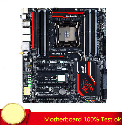FOR GIGABYTE GA-X99-Gaming G1 Wifi DDR4 X99 Motherboard 100% Test Work