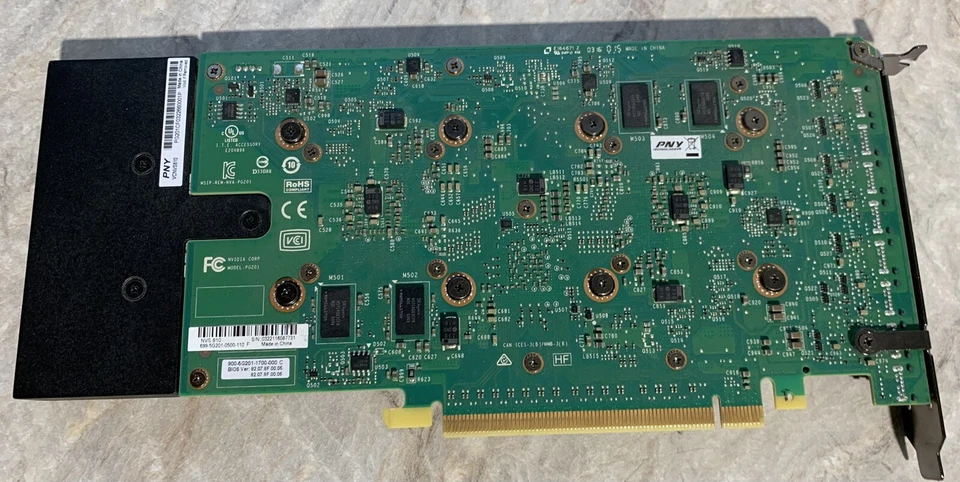 PNY Nvidia NVS 810 VCNVS810 8x Mini Display Ports 4GB Graphics Card *READ DESC* - Image 4 of 4