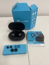 JLab JBuds Air Sport True Wireless Bluetooth Earbuds, Charging Case & Box Black