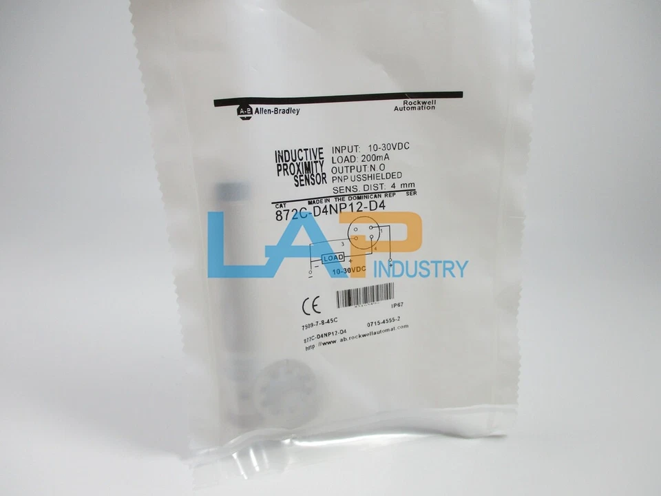 1PCS NEW 872C-D4NP12-D4 FOR Allen-Bradley 872C-D4NP12-D4 Proximity Switch ### - Image 2 of 4