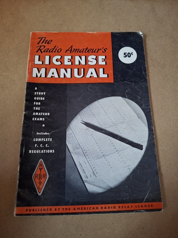 Vintage 1965 The Radio Amateur's License Manual - Amateur Radio Relay League