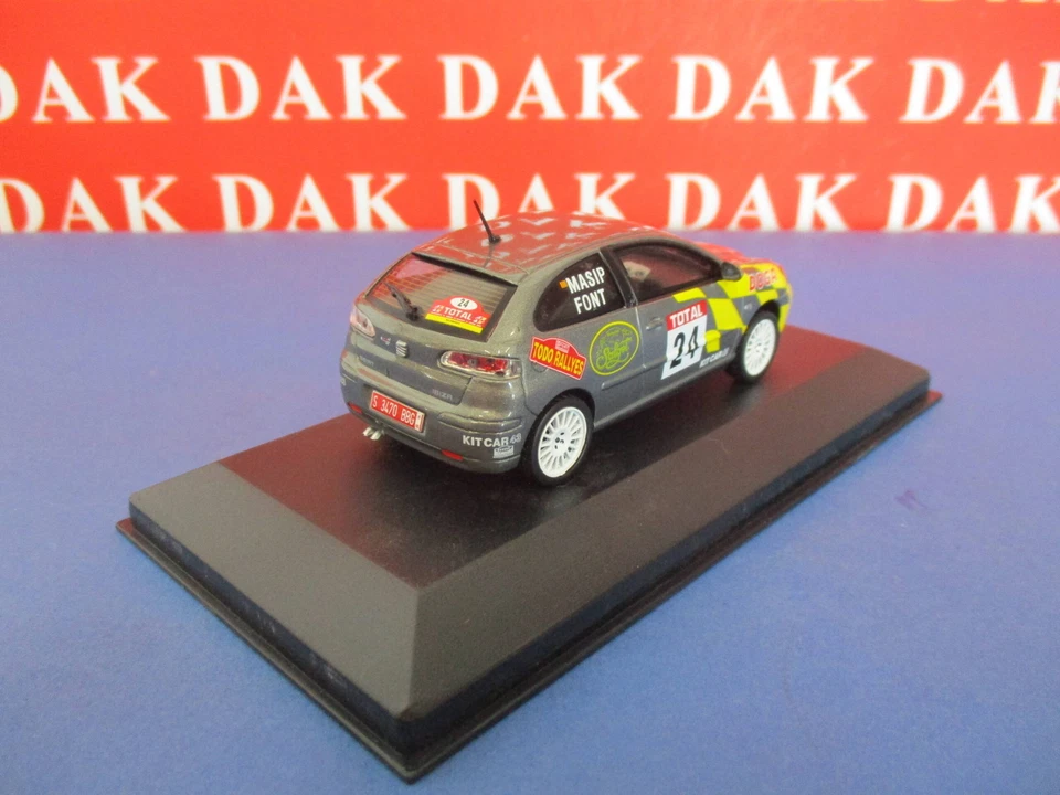 Die cast 1/43 Modellino Auto Seat Ibiza TDI Gr. N Rally de Salamanca 2003 J.Font - Immagine 3 di 4