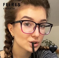 Retro Square Eyeglasses For Men Women Clear Lens Fashion Glasses Frame New