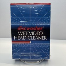 Discwasher VHS Wet Video Head Cleaner 1788 Bottle Included
