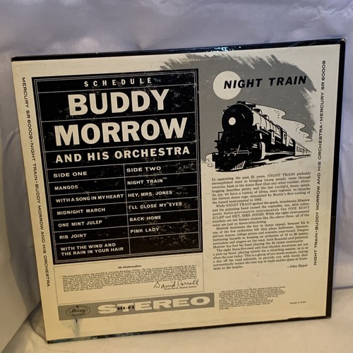 Buddy Morrow And His Orchestra Night Train (Vinyl, 1959) Mercury SR 60009 VG LP - Picture 3 of 9