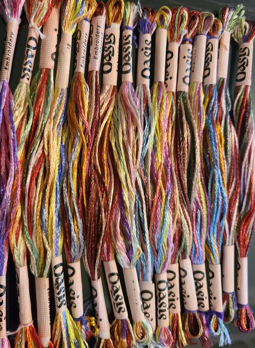 COSMO Seasons Variegated Embroidery Floss - 8 Meters, Floss Made In - Foto 7