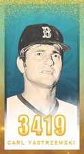 Carl Yastrzemski 3000 Hit Club Series Original Tobacco Size ACEO Art Card