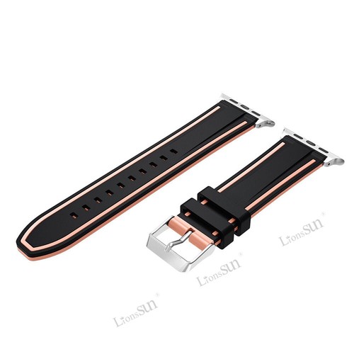 For Apple Watch Strap Band iWatch Series 8 7 6 SE 5 4 38/40/42/44 SILICONE Sport - Picture 35 of 38