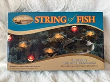 New Duane River String of Fish & Bobber Lights 8 Ft. 10 Lights Indoor/Outdoor