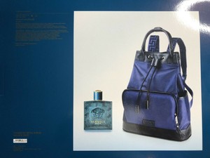 versace cologne set with backpack