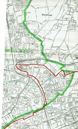 Broschüre + Stadtplan - Sieh dir an wie Hamburg baut - Fahrt östlich der Alster - Picture 2 of 4